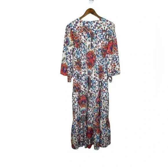 Anthropologie Boemo Bohemian V-neck Maxi Dress - Picture 7 of 10